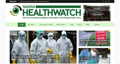Desktop Screenshot of nigeriahealthwatch.com